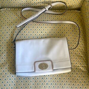 Kate Spade Hampton Road Julianna white Leather Crossbody EUC